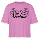 ICKE-Frauen Boxy Bio-T-Shirt - Pink