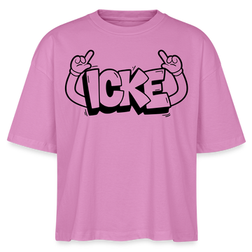 ICKE-Frauen Boxy Bio-T-Shirt - Pink