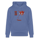 ICK LIEBE DIR-Unisex Bio-Hoodie - Blau