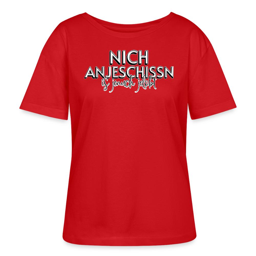 Berliner Effizienz-DIT LOB-Rundhals Frauen Bio-T-Shirt - Rot