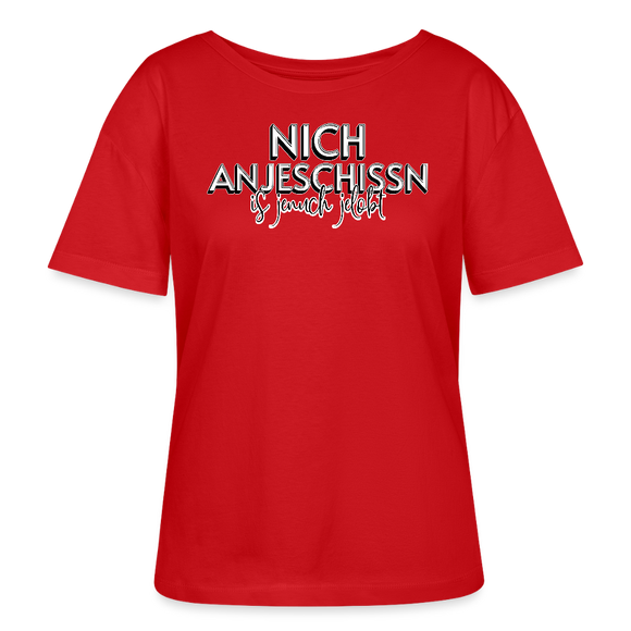 Berliner Effizienz-DIT LOB-Rundhals Frauen Bio-T-Shirt - Rot