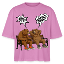 Berliner Bären Shirt mit Berliner Schnauze-WATN? NÜSCHT!-Frauen Boxy Bio-T-Shirt - Pink