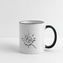 WATN? NÜSCHT!-Panoramatasse - Weiß/Schwarz