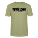 lustiges Berlin Shirt-PFANNKUCHEN, NICH BERLINER-Unisex T-Shirt BIO - Nebelgrün