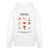 Hoodie mit „Nachtijall ick hör dir trapsen“-Design, 100% Bio-Baumwolle, doppelt gefütterte Kapuze, Kängurutasche und robustes Material für echte Berliner Schnauzen - Weiß