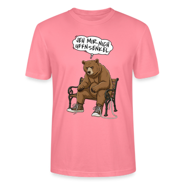 Berliner Bär Shirt-JEH MIR NICH UFFN SENKEL-Unisex T-Shirt - Pink 