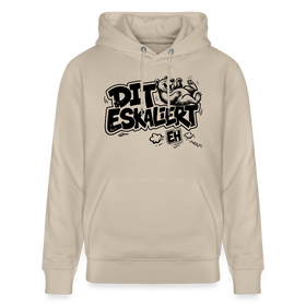 Berliner Schnauze-Unisex Bio-Hoodie-DIT ESKALIERT EH - Beige