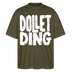 DOLLET DING-Dit Berlin Shirt mit Kodderschnauze-Oversized Unisex Bio - Khaki