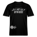 JEH MIR NICH UFF N KEKS-Relaxed Fit Unisex Bio-T-Shirt Sparker - Schwarz