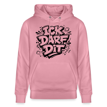 Berliner Spruch-ICK DARF DIT-Unisex Bio-Hoodie - Lila Traum