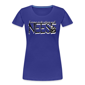 NEESE-Frauen Premium Bio T-Shirt - Königsblau