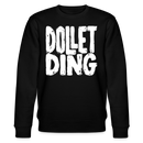 DOLLET DING-Unisex Bio-Sweatshirt - Schwarz