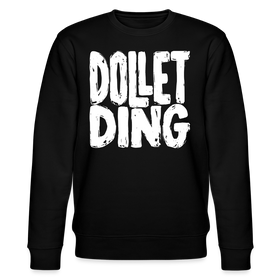 DOLLET DING-Unisex Bio-Sweatshirt - Schwarz