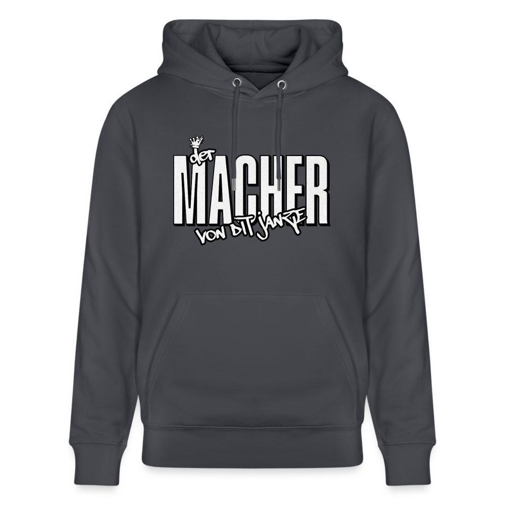 DER MACHER VON DIT JANZE - Unisex Bio-Hoodie - Indigoblau