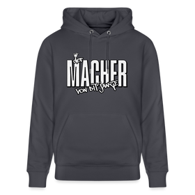 DER MACHER VON DIT JANZE - Unisex Bio-Hoodie - Indigoblau