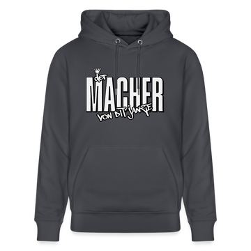 DER MACHER VON DIT JANZE - Unisex Bio-Hoodie - Indigoblau