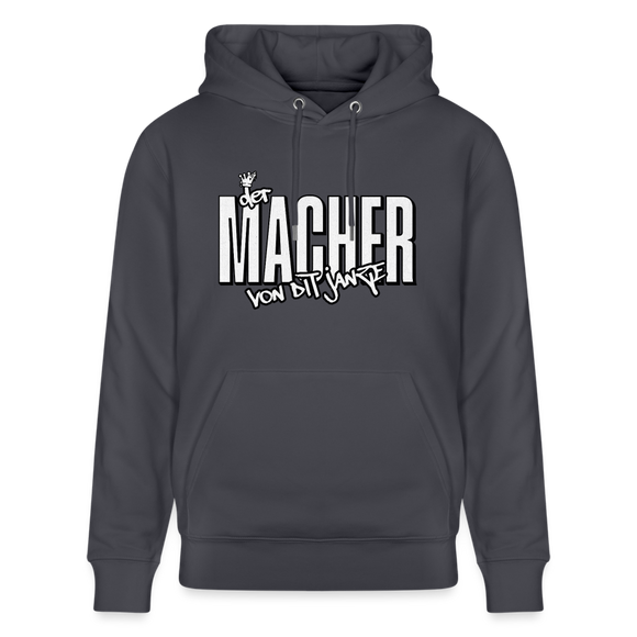DER MACHER VON DIT JANZE - Unisex Bio-Hoodie - Indigoblau