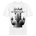 Ick hab die Faxen dicke!-Relaxed Fit Unisex Bio-T-Shirt - Weiß