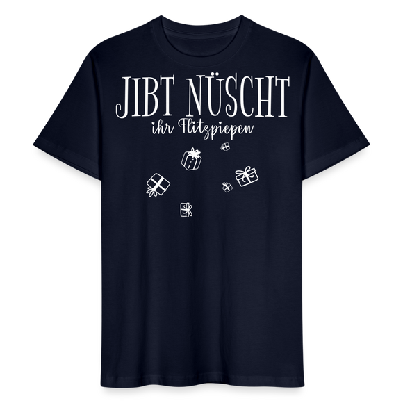 JIBT NÜSCHT - Unisex T-Shirt Bio-regular - Navy