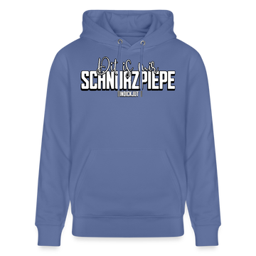 SCHNURZPIEPE-Unisex Bio-Hoodie - Blau
