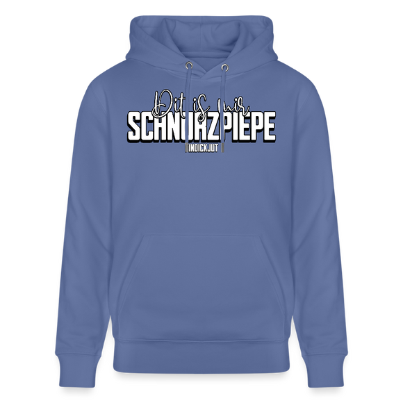 SCHNURZPIEPE-Unisex Bio-Hoodie - Blau