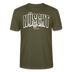 Berlin Shirt mit Schnauze-NÜSCHT MUSS ICK-Unisex T-Shirt Bio - Khaki