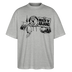 Dit ehrliche Berlin Shirt-MACH 'N ABJANG-Oversized Unisex Bio T-Shirt - Grau meliert