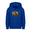 ICK DARF DIT - Teenager Hoodie - Royalblau