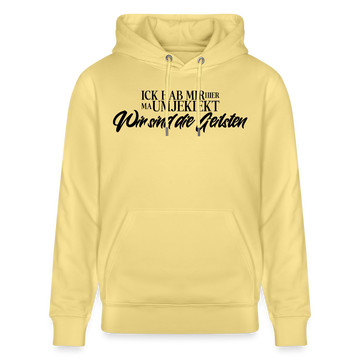 WIR SIND DIE GEILSTEN-Unisex Bio-Hoodie - Gelb Viva 