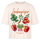 Berliner LAUBENPIEPER-Frauen Boxy Bio-T-Shirt - Natur