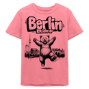 Berlin Souvenir-Bio Teenager T-Shirt-BERLIN ICK LIEBE DIR - Pink 