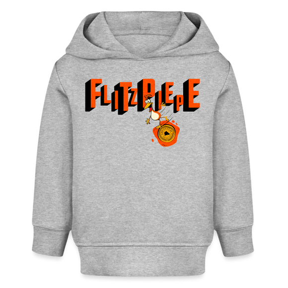 FLITZPIEPE - Bio Hoodie BABY - Grau meliert