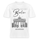 BERLIN Souvenir-Relaxed Fit Unisex Bio-T-Shirt - Weiß