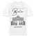 BERLIN Souvenir-Relaxed Fit Unisex Bio-T-Shirt - Weiß