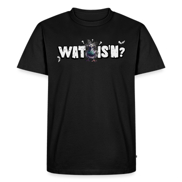 WAT ISN?-Männer Premium BIO T-Shirt - Schwarz