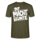 Berlin Shirt mit echt Berliner Spruch-DIT MACHT URST LUNTE-Unisex BIO T-Shirt - Khaki