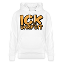 ICK DARF DIT - Bio-Hoodie - Weiß