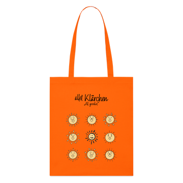 allet KLÄRCHEN-Bio-Stoffbeutel - Tieforange