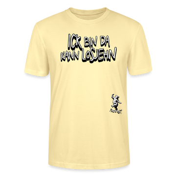 ICK BIN DA-Unisex BIO T-Shirt - Creme