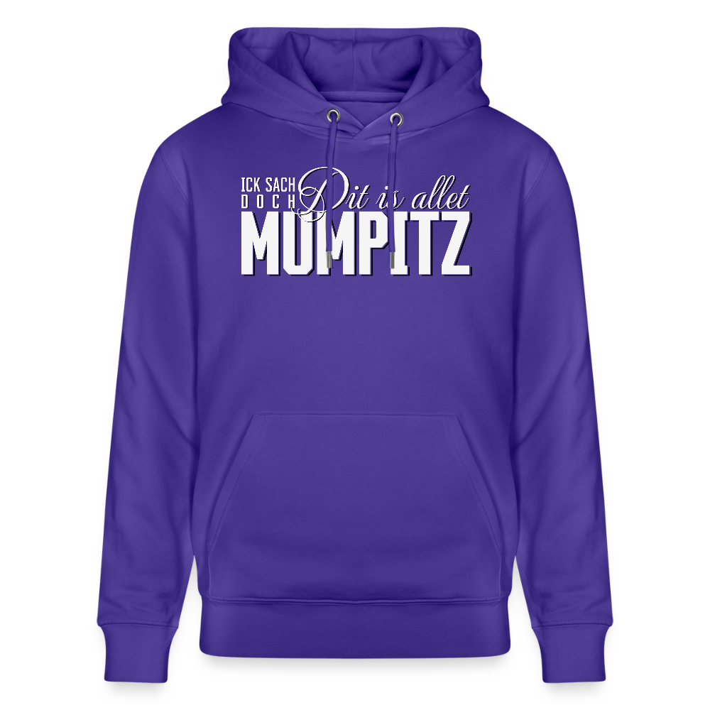 MUMPITZ-Unisex Bio-Hoodie-dunkel - Purple Love 