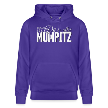 MUMPITZ-Unisex Bio-Hoodie-dunkel - Purple Love 