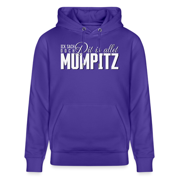 MUMPITZ-Unisex Bio-Hoodie-dunkel - Purple Love 
