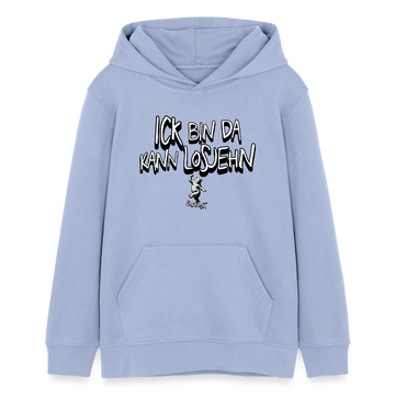 ICK BIN DA-Teenager Bio-Hoodie - Sky