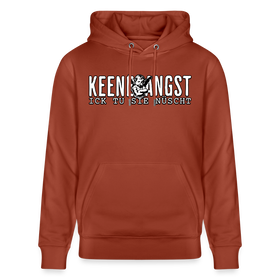 ICK TU SIE NÜSCHT - Unisex Bio-Hoodie - Terrakotta