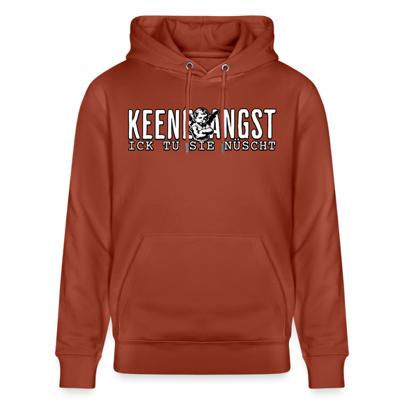 ICK TU SIE NÜSCHT - Unisex Bio-Hoodie - Terrakotta
