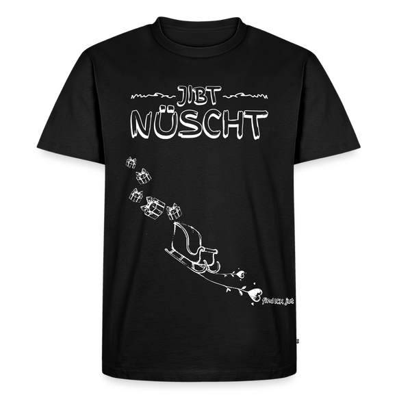 Weihnachten in Berlin 25-JIBT NÜSCHT-Männer Premium BIO T-Shirt - Schwarz