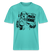Berlin Souvenir mit Berliner Schnauze-MACH HINNE- RELAXED FIT Unisex Organic T-Shirt - Poolblau