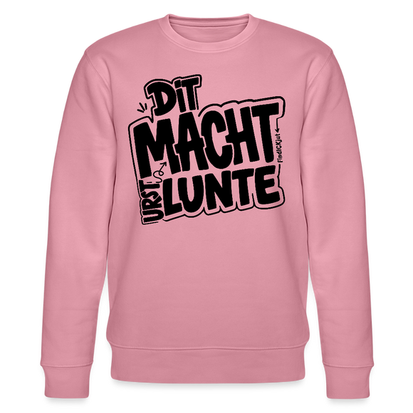 lustiger Berliner Spruch-DIT MACHT URST LUNTE-Unisex Bio-Sweatshirt - Lila Traum