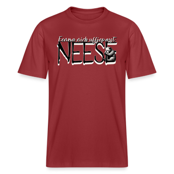 NEESE-Relaxed Fit Unisex Bio-T-Shirt - Erdrot