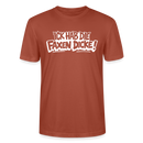 ICK HAB DIE FAXEN DICKE-Unisex T-Shirt mit Berliner Schnauze - Terrakotta